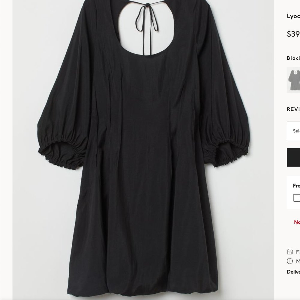 Brock Collection for H&M Black Dress